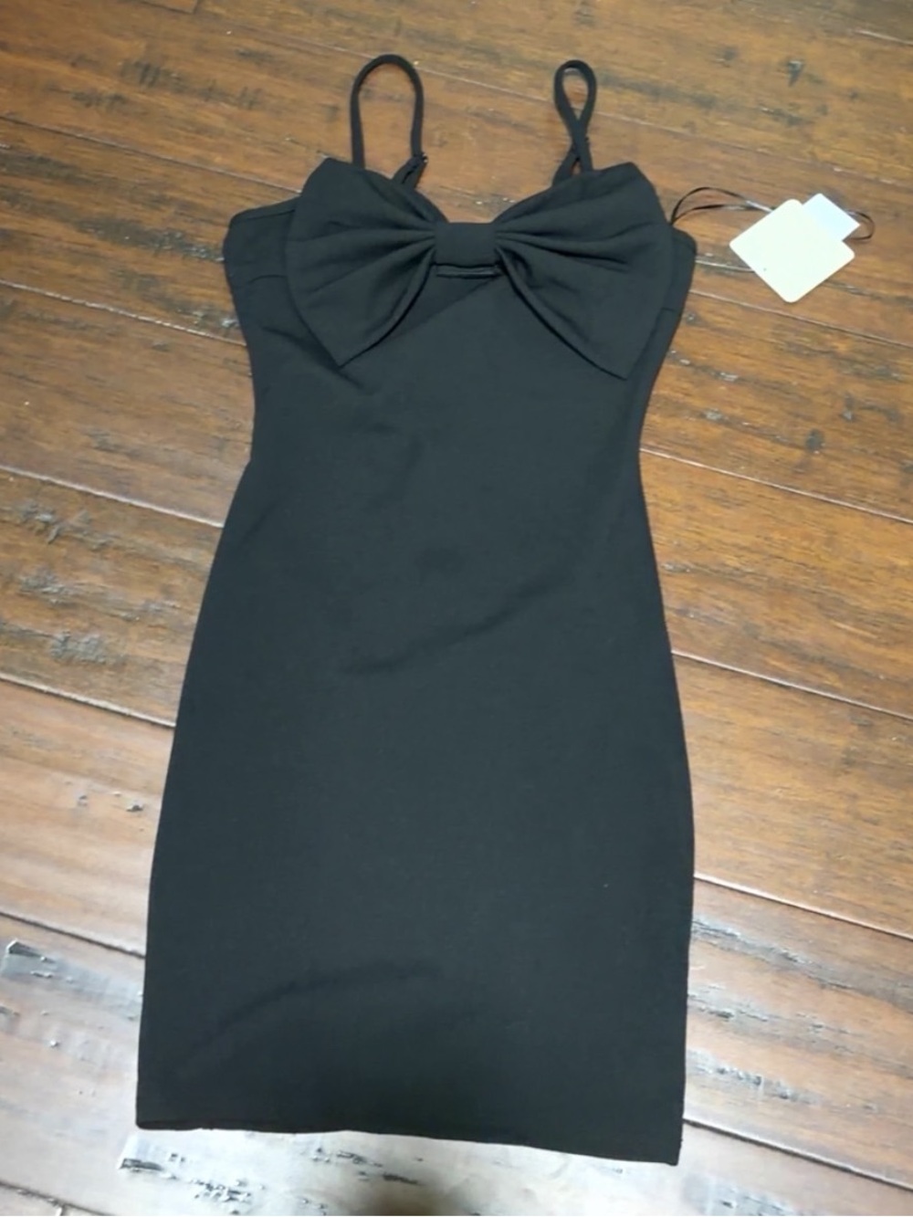 Black Bow-Detail Bodycon Dress - Women